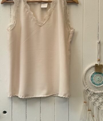 Top lencero crema