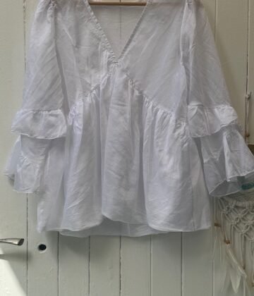 Blusa Romantica blanca