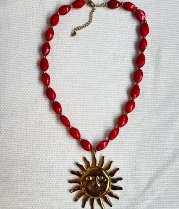 Collar cuentas sol