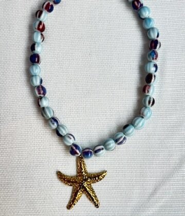 Collar ceramica estrella