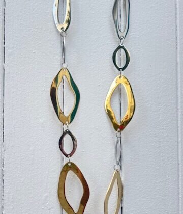 Collar Grande Eslabones Bicolor
