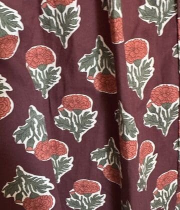 Camisa Marylebone Estampada - burdeos